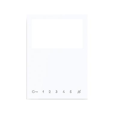 PULSANTI KIT AGGIUNTIVI MONITOR MINI VIVAVOCE HF BIANCO - COMELIT 6734W product photo Photo 02 3XL