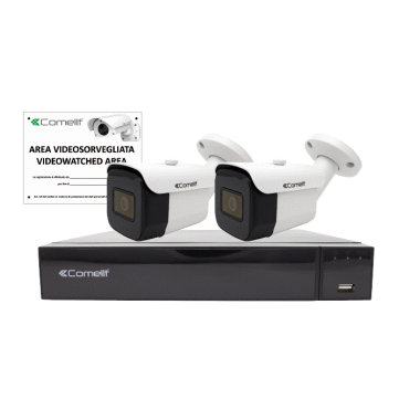 TELECAMERA KIT IP IPNVR004S05PA 2 X IPBCAMS02FA E ACCESSORI - COMELIT IPKIT004S02PA product photo Photo 01 3XL
