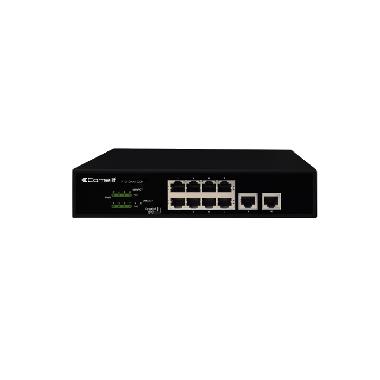 SWITCH DI RETE A 8 PORTE POE  + 2GE UPLINK GIGABIT - COMELIT IPSWP10N01A product photo Photo 02 3XL