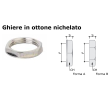 GHIERA IN OTTONE NICHELATO -- PG 13 -- COSMEC 6006-13 - COSMEC 6006/13 product photo