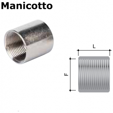 MANICOTTO FILETTATO PER TUBO RIGIDO TAZ -- GAS ISO 3/8''  -- COSMEC 6003-16 - COSMEC 6003/16 product photo Photo 01 3XL