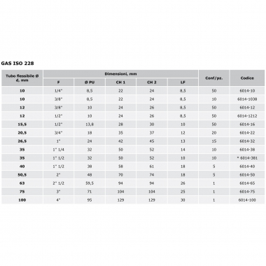 RACCORDO MASCHIO FISSO PER GUAINA ARMATA TUBI FLESSIBILI -- PG09 -- 6014-09 - COSMEC 6014/09 product photo Photo 03 3XL