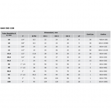 RACCORDO MASCHIO FISSO PER GUAINA ARMATA TUBI FLESSIBILI -- PG09 -- 6014-09 - COSMEC 6014/09 product photo Photo 04 3XL