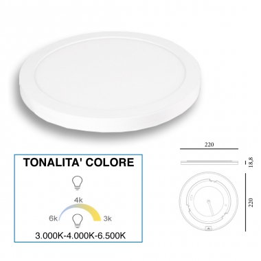 PLAF LED SOF18WCCTREG.220X18.8 - COREL SRL CL346-18 product photo Photo 01 3XL