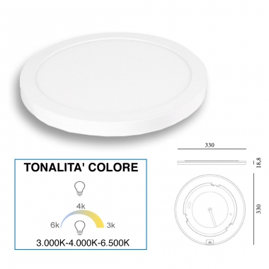 PLAF LED SOF24WCCTREG.330X18.8 - COREL SRL CL346-24 product photo Photo 01 3XL