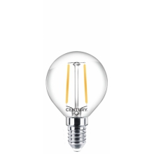 FILAMENTO LED INCANTO SFERA CHIARA 2W E14 2700K 250 Lm IP20 - CENTURY INH1G-021427 product photo