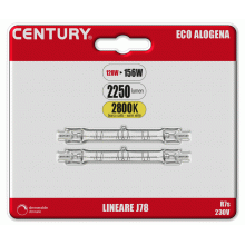 LAMPADA ALOGENA LINEARE 120W J78 2800K 2250 Lm DIMMERABILE IP20 BLISTER 2 pz. - CENTURY LIAR-12078BL2 product photo