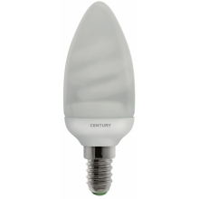 LAMPADA CFL OLIVA CANDELA 7W E14 2700K 285 Lm IP20 - CENTURY M1M-071427 product photo