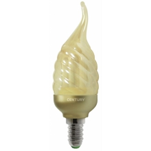 LAMPADA CFL TORTIG. COLPO VENTO GOLD 7W E14 300 Lm IP20 - CENTURY M2VG-071419 product photo