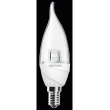 LAMPADA LED ONDA COLPO VENTO 5W E14 3000K 350 Lm IP20 - CENTURY ONCM1C-051430 product photo