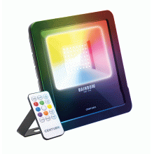 PROIETTORE LED RAINBOW NERO 50W RGB DIMMERABILE IP65 - CENTURY RBW-509510 product photo
