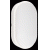 PLAFONIERA LED OASI OVALE BIANCA 14W 4000K 1600 Lm IP54 - CENTURY OSOB-1411940 product photo Photo 01 2XS