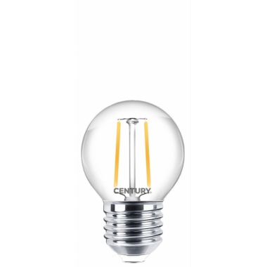 FILAMENTO LED INCANTO SFERA CHIARA 2W E27 2700K 250 Lm IP20 - CENTURY INH1G-022727 product photo Photo 01 3XL