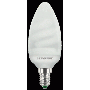 LAMPADA CFL CANDELA 7W E14 2700K 300 Lm IP20 - CENTURY KA-071427 product photo Photo 01 3XL