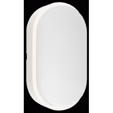 PLAFONIERA LED OASI OVALE BIANCA 14W 4000K 1600 Lm IP54 - CENTURY OSOB-1411940 product photo Photo 01 3XL