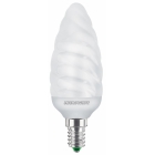 LAMPADA CFL TORTIG. KANDLE 9W E14 6400K 400 Lm IP20 - CENTURY KTW-091464 product photo