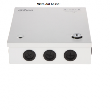 ALIMENTATORE A COMMUTAZIONE CCTV 12VDC/4A - 5O - DAHUA PFM340/5CH product photo Photo 03 3XL