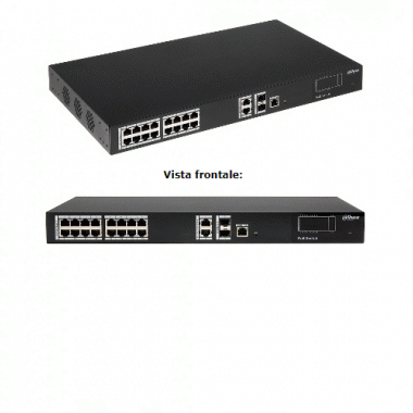 INTERRUTTORE 16 PORTE - DAHUA PFS4220/16T product photo Photo 01 3XL