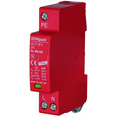 SCARICATORE DEHNGUARD TT 2P 5 275 - DEHN 900450 product photo Photo 01 3XL