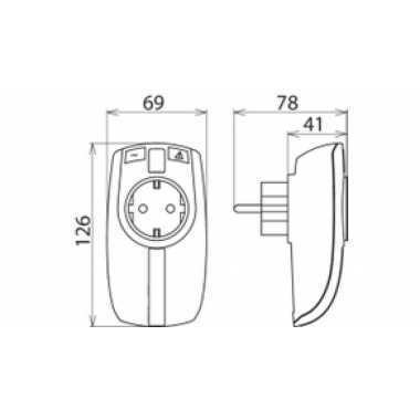 ADATTATORE CON PROTEZIONE DPRO 230 PROTECTOR - DEHN 909230 product photo Photo 02 3XL