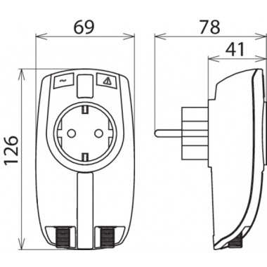 PROTEZIONE DPRO 230 TV PROTECTOR - DEHN 909300 product photo Photo 02 3XL