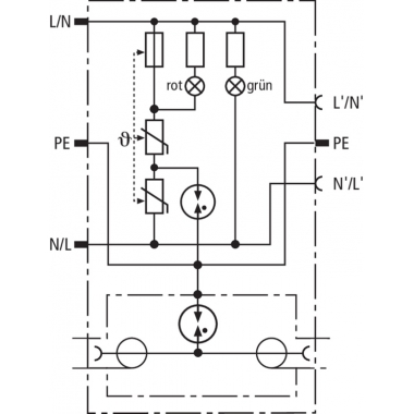 PROTEZIONE DPRO 230 TV PROTECTOR - DEHN 909300 product photo Photo 03 3XL