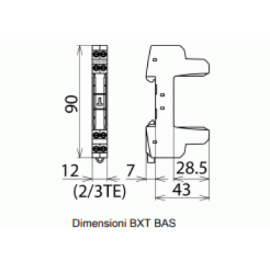ELEMENTO BASE PER BLITZDUCTOR BXT BAS - DEHN 920300 product photo Photo 03 3XL