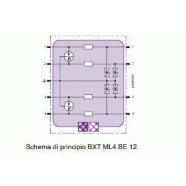 MODULO DI PROTEZIONE BXT ML4 BE 12 - DEHN 920322 product photo Photo 02 3XL