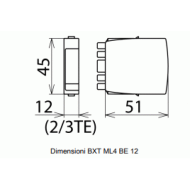 MODULO DI PROTEZIONE BXT ML4 BE 12 - DEHN 920322 product photo Photo 03 3XL