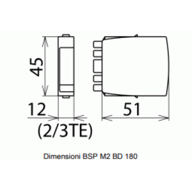 MODULO DI PROTEZIONE DA SOVRATENSIONI BSP M2 BD 180 - DEHN 926247 product photo Photo 02 3XL