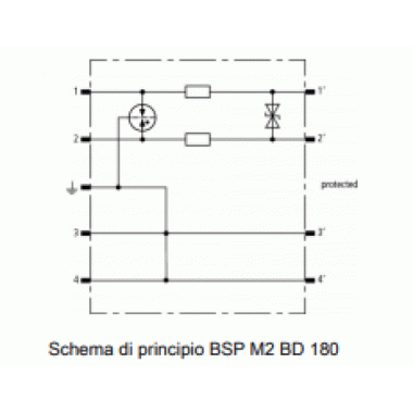 MODULO DI PROTEZIONE DA SOVRATENSIONI BSP M2 BD 180 - DEHN 926247 product photo Photo 03 3XL