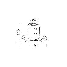 BASE PER ACC.5 50 NERO - DISANO ILLUMINAZIONE ACC50 product photo
