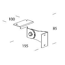 STAFFA ORIENTABILE 537 GREY - DISANO ILLUMINAZIONE ACC537 product photo