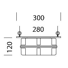 CASSET.EM ASTRO CNL-E NERO - DISANO ILLUMINAZIONE ACC1175NE - DISANO ILLUMINAZIONE ACC1175NE product photo