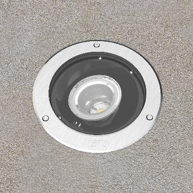 FLOOR INC.LED 28W D.245MM 4K 2300LM INOX IP68 - DISANO ILLUMINAZIONE 1688LEDCOB19W/INOX - DISANO ILLUMINAZIONE 1688LEDCOB19W/INOX product photo Photo 01 3XL