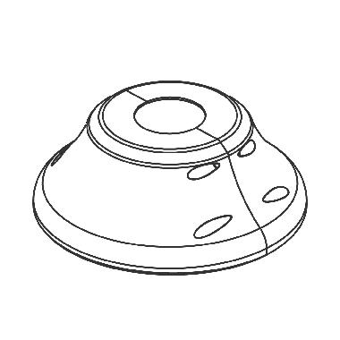 COPERTURA BASE PALO 222  102 GREY9007 - DISANO ILLUMINAZIONE ACC222/102AR product photo Photo 01 3XL