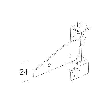 STAFFA REGOLABILE 901 ZINCATO - DISANO ILLUMINAZIONE ACC901 product photo Photo 01 3XL