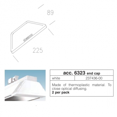 237436 TERMINALE TESTATA OTTICA RIFLETTORE 6323 PER CHIUSURA VANO OTTICO DIFFONDENTE ELESYSTEM - DISANO ILLUMINAZIONE ACC6323 product photo Photo 02 3XL
