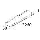 COPERTURA PER CANALE 6005 BIANCO - DISANO ILLUMINAZIONE ACC6005BI product photo