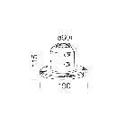 BASE PER ACC.5 50 NERO - DISANO ILLUMINAZIONE ACC50 product photo