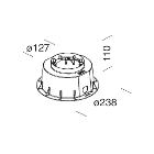 CONTROCASSA MICROFLOOR 313 - DISANO ILLUMINAZIONE ACC313 product photo
