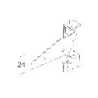 STAFFA REGOLABILE 901 ZINCATO - DISANO ILLUMINAZIONE ACC901 product photo