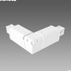 132821 GIUNTO 6116 L DESTRO PER CANALE ELESYSTEM 6100-6101-6102 BIANCO - DISANO ILLUMINAZIONE ACC6116 product photo