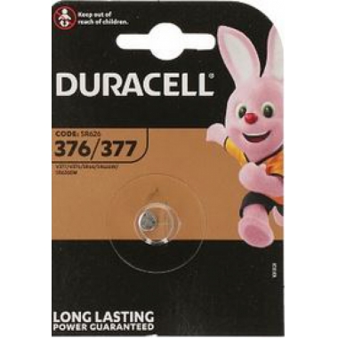 BATTERIA PILA DA OROLOGIO D377 1,5V - DURACELL D377 product photo Photo 01 3XL