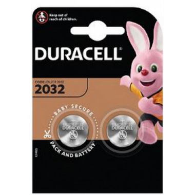 BATTERIA PILA DA OROLOGIO 3V DL2032B2 BLISTER 2 PEZZI - DURACELL DL20322 product photo Photo 01 3XL