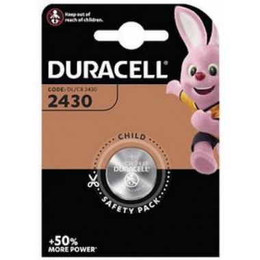 BATTERIA PILA LITIO 3V DL2430 BLISTER 1 PEZZO - DURACELL DL2430 product photo Photo 01 3XL