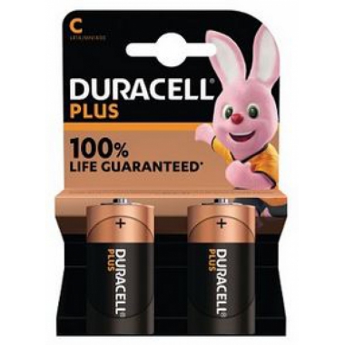 BATTERIE PILE MEZZA TORCIA BLISTER 2 PEZZI MN1400B2 - DURACELL MN1400 product photo Photo 01 3XL