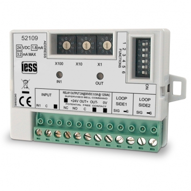 MODULO ANALOGICO-INDIRIZZATO 1 INGRESSO / 1 USCITA CON ISOLATORE - IESS - EL.PA SAS 52109 product photo Photo 01 3XL