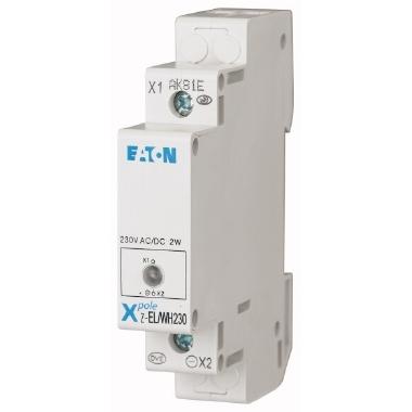 Indicatore luminoso singolo, 230AC/DC, bianco - EATON 107494 product photo Photo 01 3XL