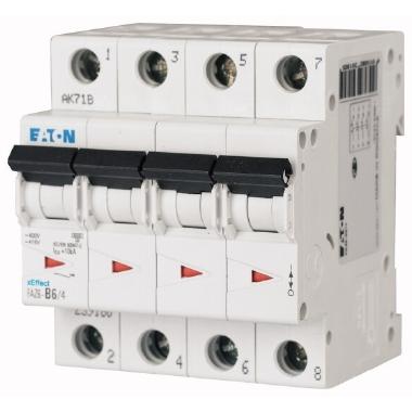 FAZ6-C10/4 INT. MT 6KA 4P C 10A - EATON 239204 product photo Photo 01 3XL